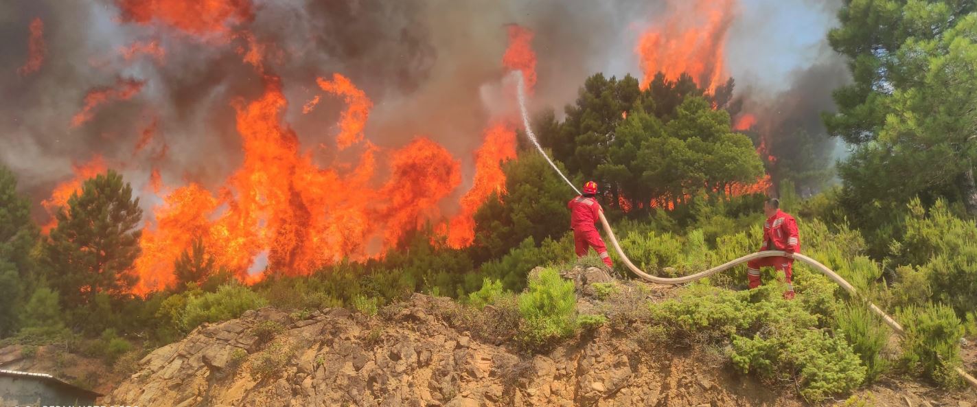 Zjarret, 30 vatra aktive: Shtohen forcat nga toka dhe ajri